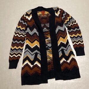 Missoni Multicolor Chevron Cardigan